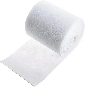 Roll good sheep-wool filter media